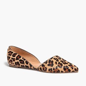 Zoe calf hair d'Orsay flats